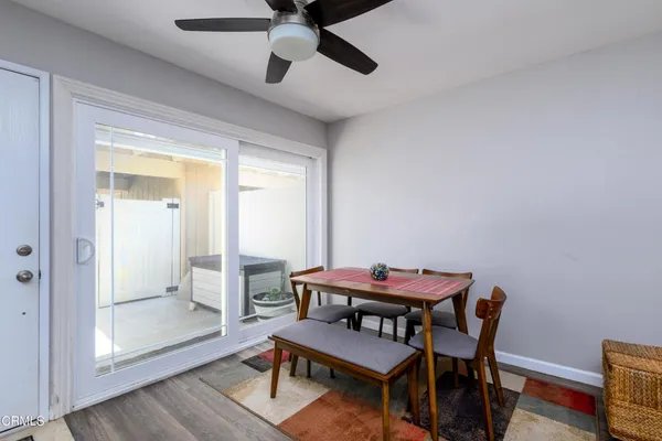 a room with furniture and wooden floor