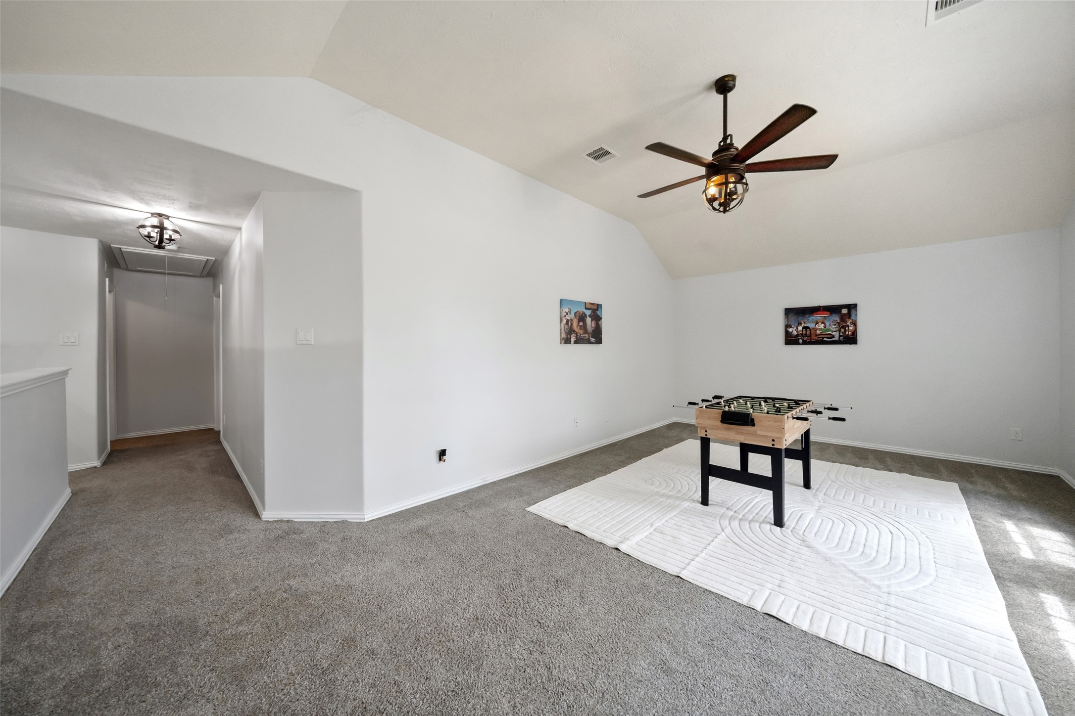 81 Palos Verde Conroe, TX 77304 - Photo 23 of 36 View of gameroom and hallway to Master bedroom
