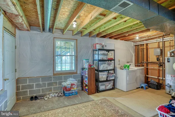 a room with storage and utility