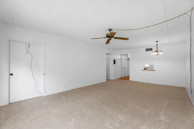 a view of empty room