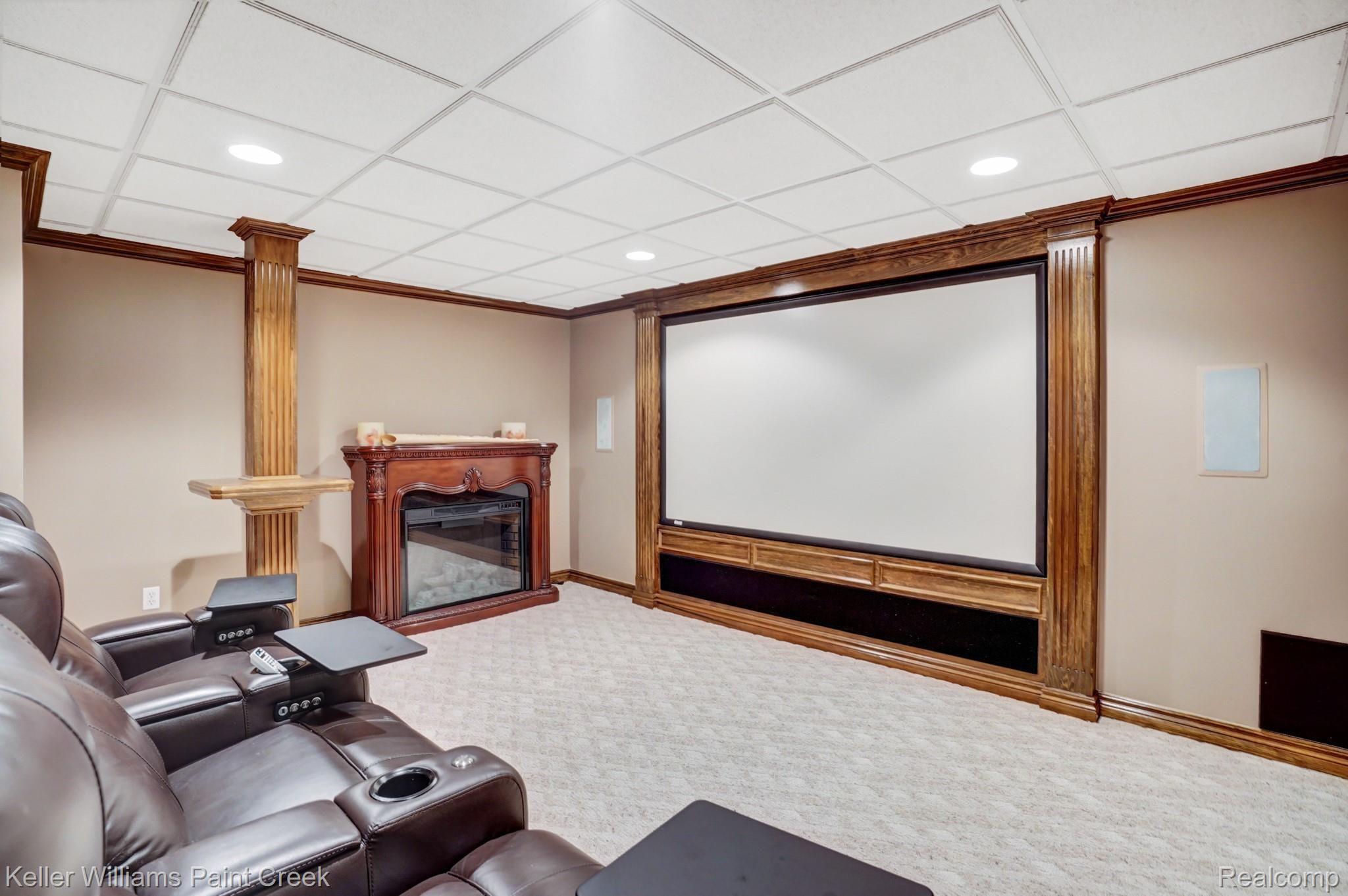 5572 Kirkridge Trail Rochester, MI 48306 - Photo 50 of 72 Theatre Room - Basement
