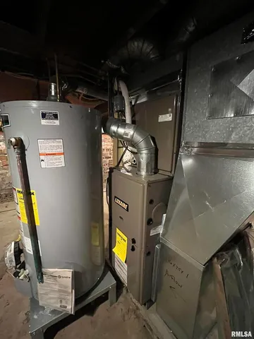 a view of water heater room