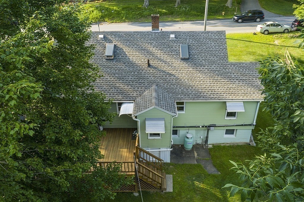322 Patriots Road Templeton, MA 01468 - Photo 38 of 42 aerial view of a house with swimming pool and porch