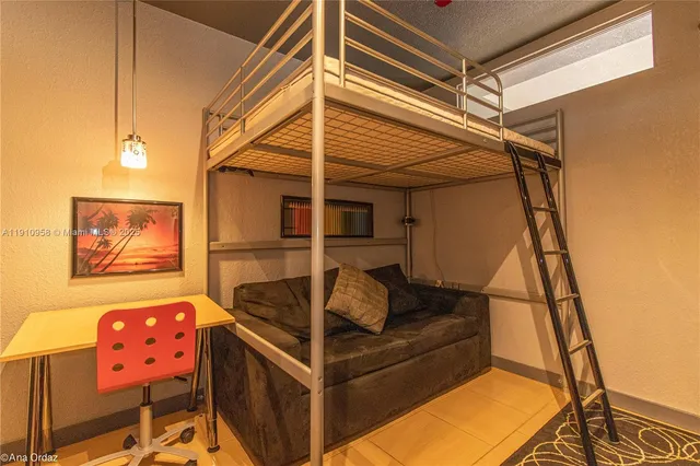 a view of a lake with boats and trees in the background