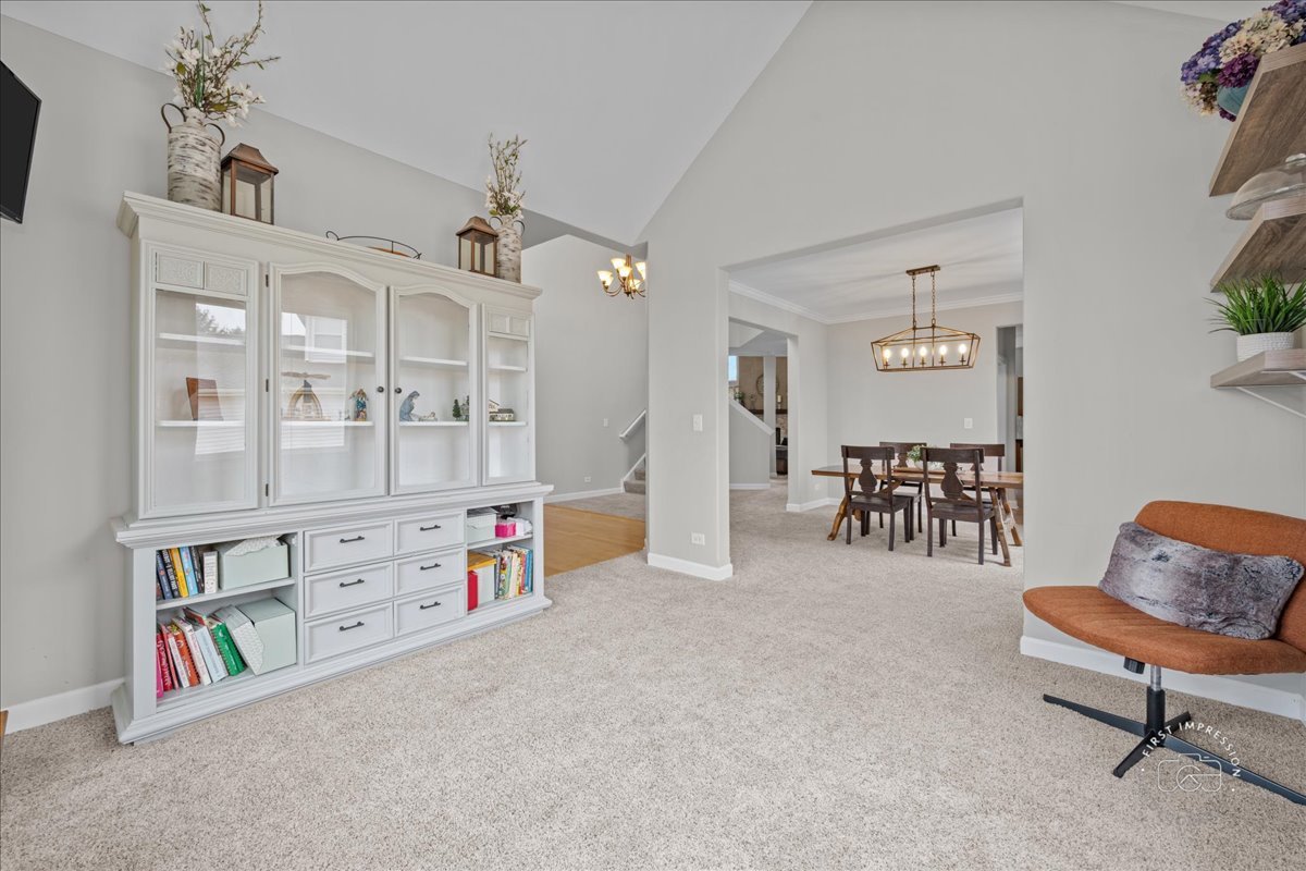 2924 Bauer Road North Aurora, IL 60542 - Photo 8 of 33 a livingroom with furniture and a cabinet