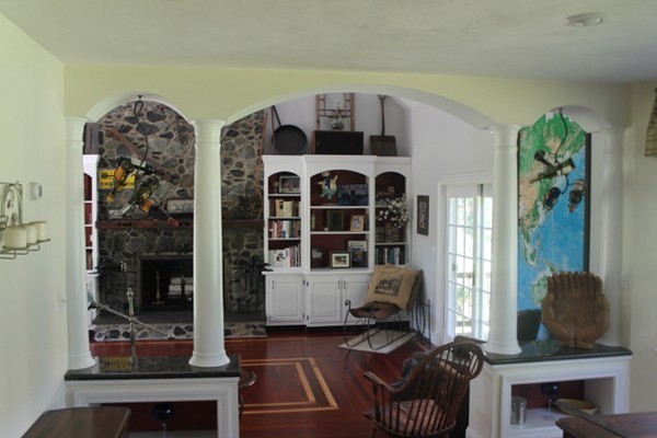 103 Wapping Road Kingston, MA 02364 - Photo 24 of 30 a living room with furniture a window and a fireplace