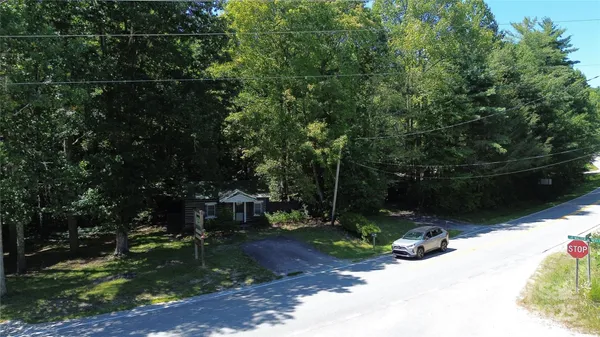 a view of yard with tree