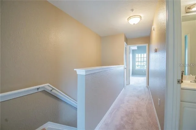 a view of a room with an empty space