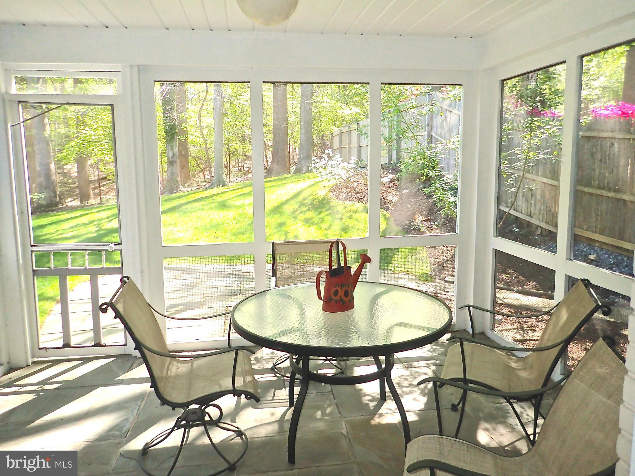 5123 Linnean Avenue Northwest Washington, DC 20008 - Photo 19 of 29 Screened-in back porch views large lot