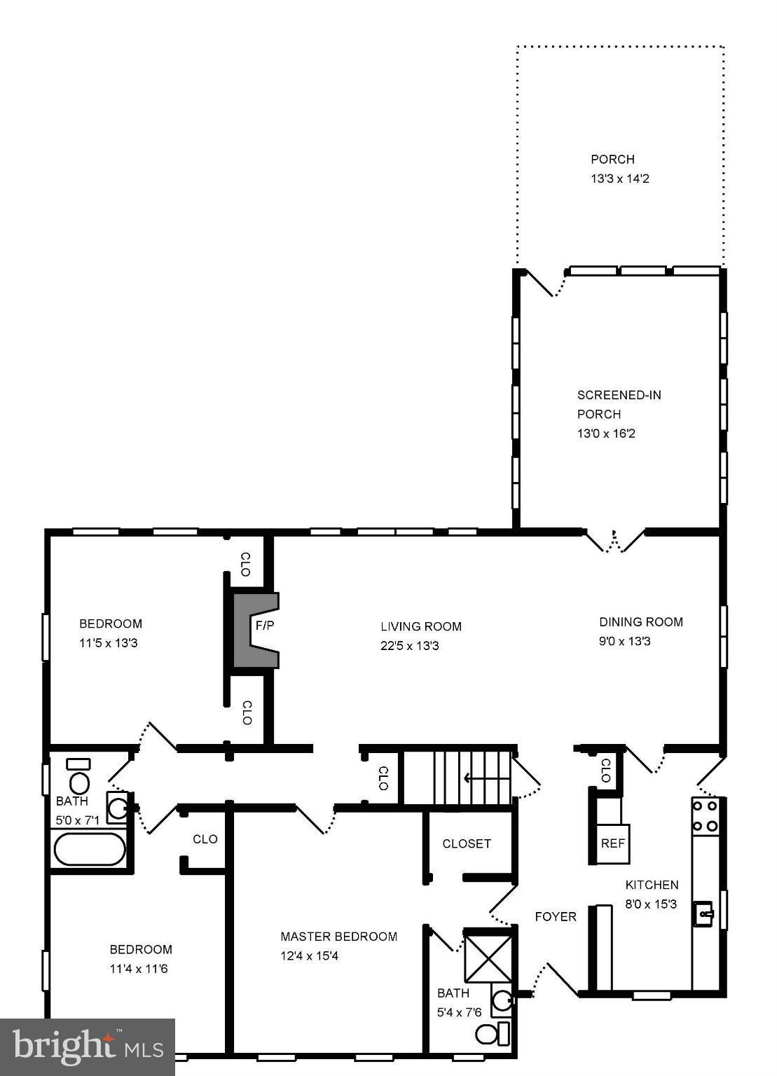5123 Linnean Avenue Northwest Washington, DC 20008 - Photo 27 of 29 Floor Plan- Main level