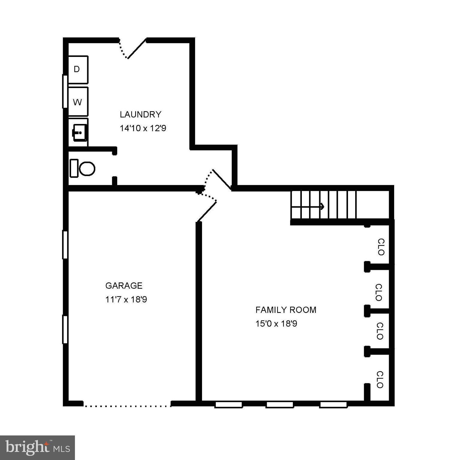 5123 Linnean Avenue Northwest Washington, DC 20008 - Photo 28 of 29 Floor Plan- lower level, w garage