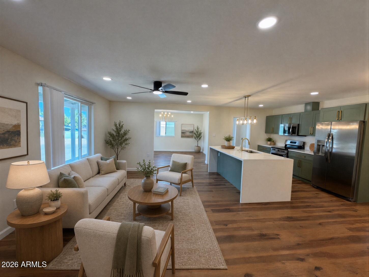 1819 West Morten Avenue Phoenix, AZ 85021 - Photo 5 of 15 a living room with furniture and a large window