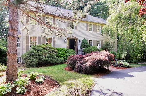 a view of a front of house with a garden