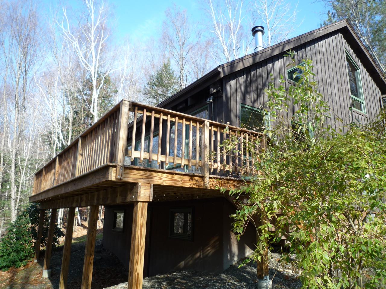 172 Rathbun Road Hancock, MA 01267 - Photo 8 of 12 a view of balcony with lots of trees