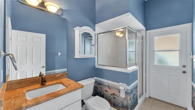 a view of a house with swimming pool