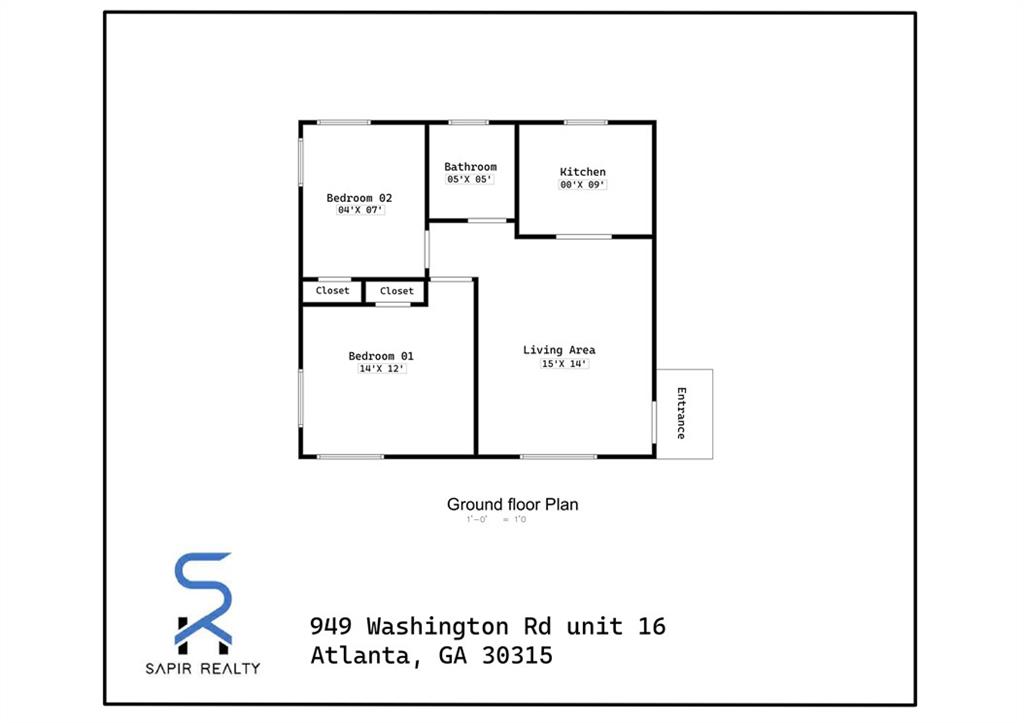 949 Washington Street Southwest, Unit 16 Atlanta, GA 30315 - Photo 14 of 14 unknown