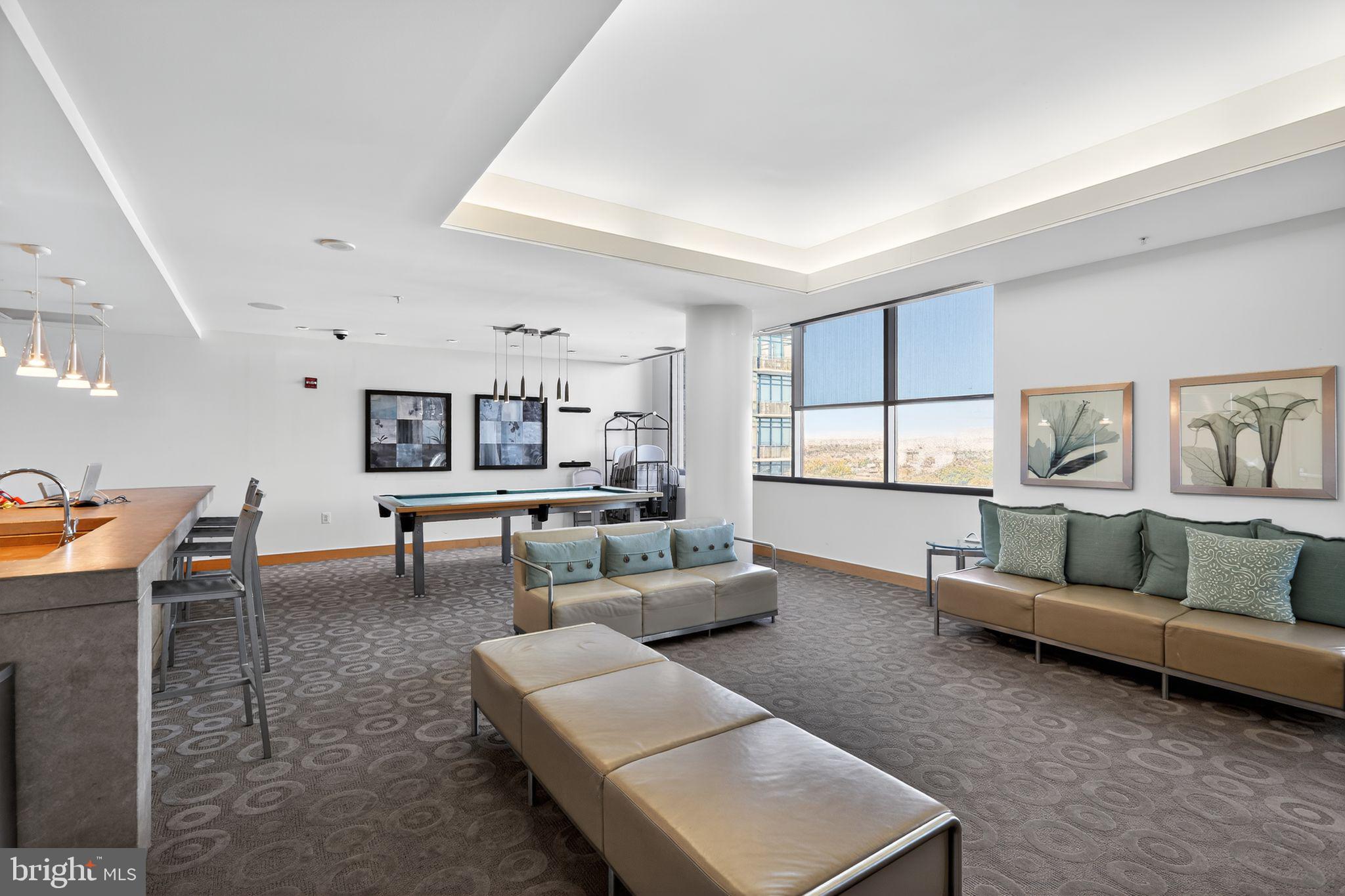 2001 15th Street North, Unit 420 Arlington, VA 22201 - Photo 20 of 27 a living room with furniture and a window