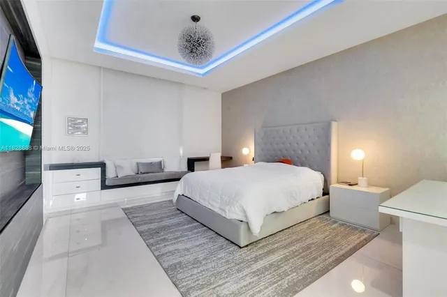 a view of a golf course with a swimming pool