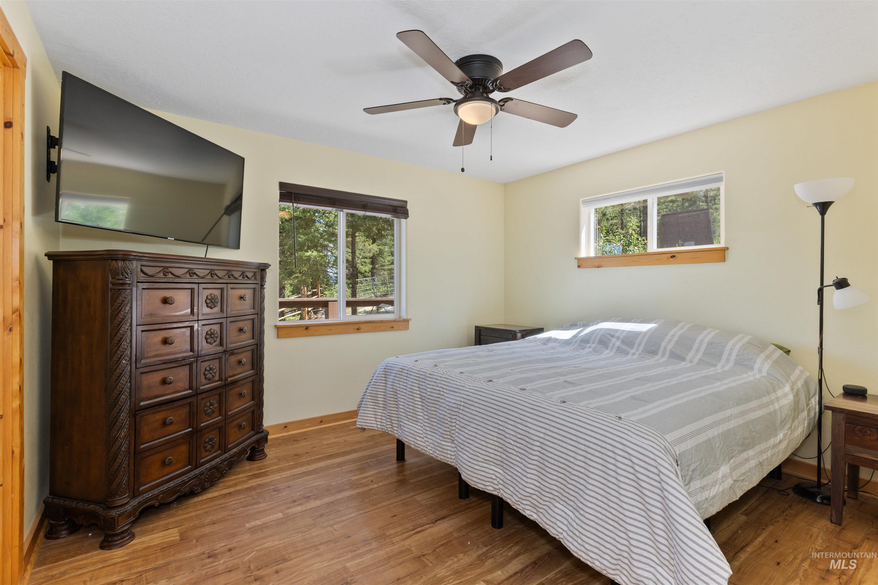 60 Highland Road Boise, ID 83716 - Photo 10 of 42 Bedroom with wood finished floors and a ceiling fan