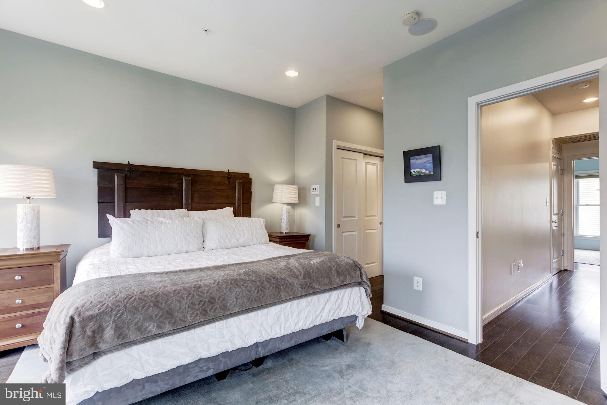 919 4th Street Southeast Washington, DC 20003 - Photo 12 of 24 Hallway of closets off Master Bedroom