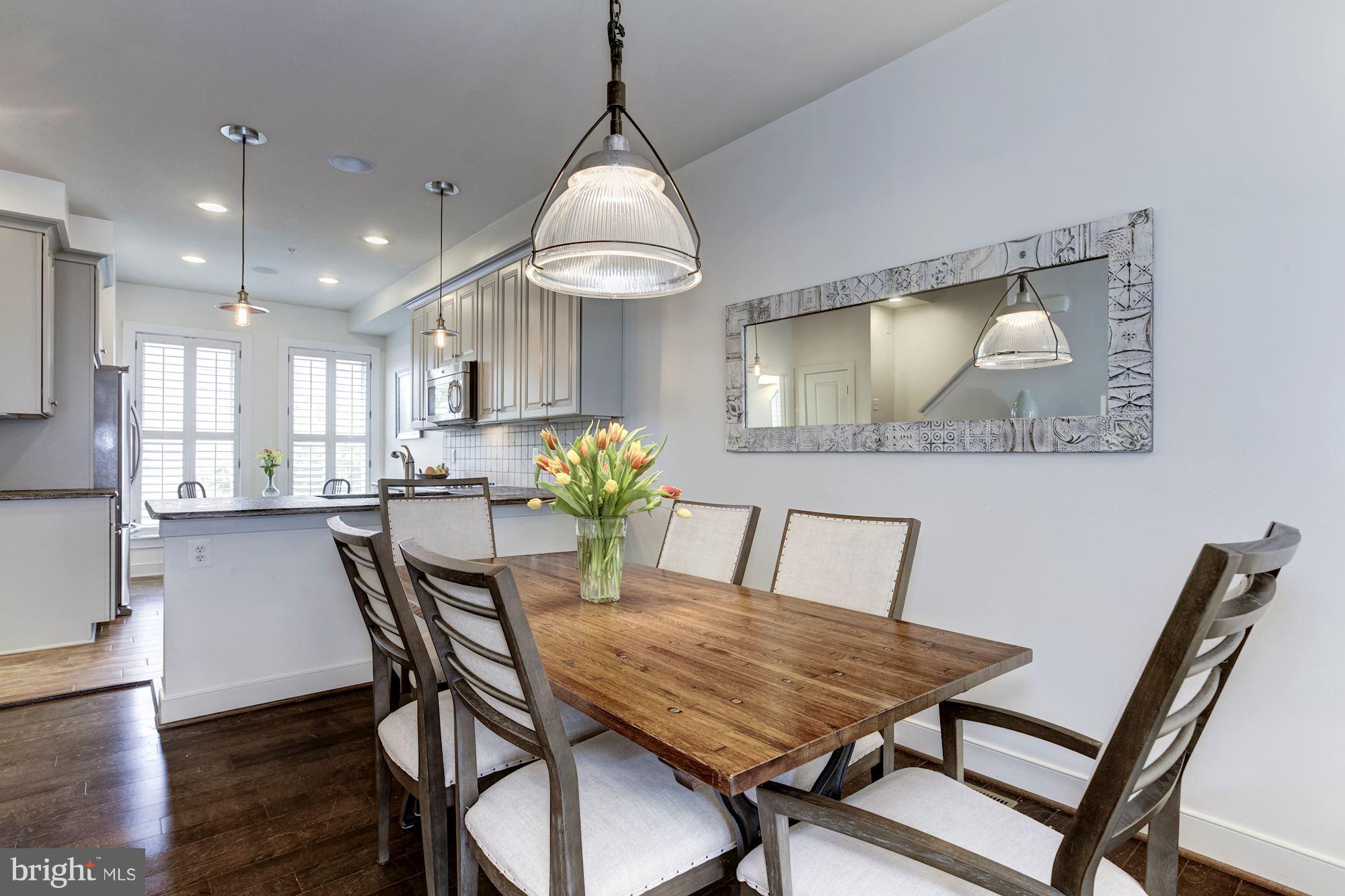 919 4th Street Southeast Washington, DC 20003 - Photo 7 of 24 Dining Room flowing into kitchen