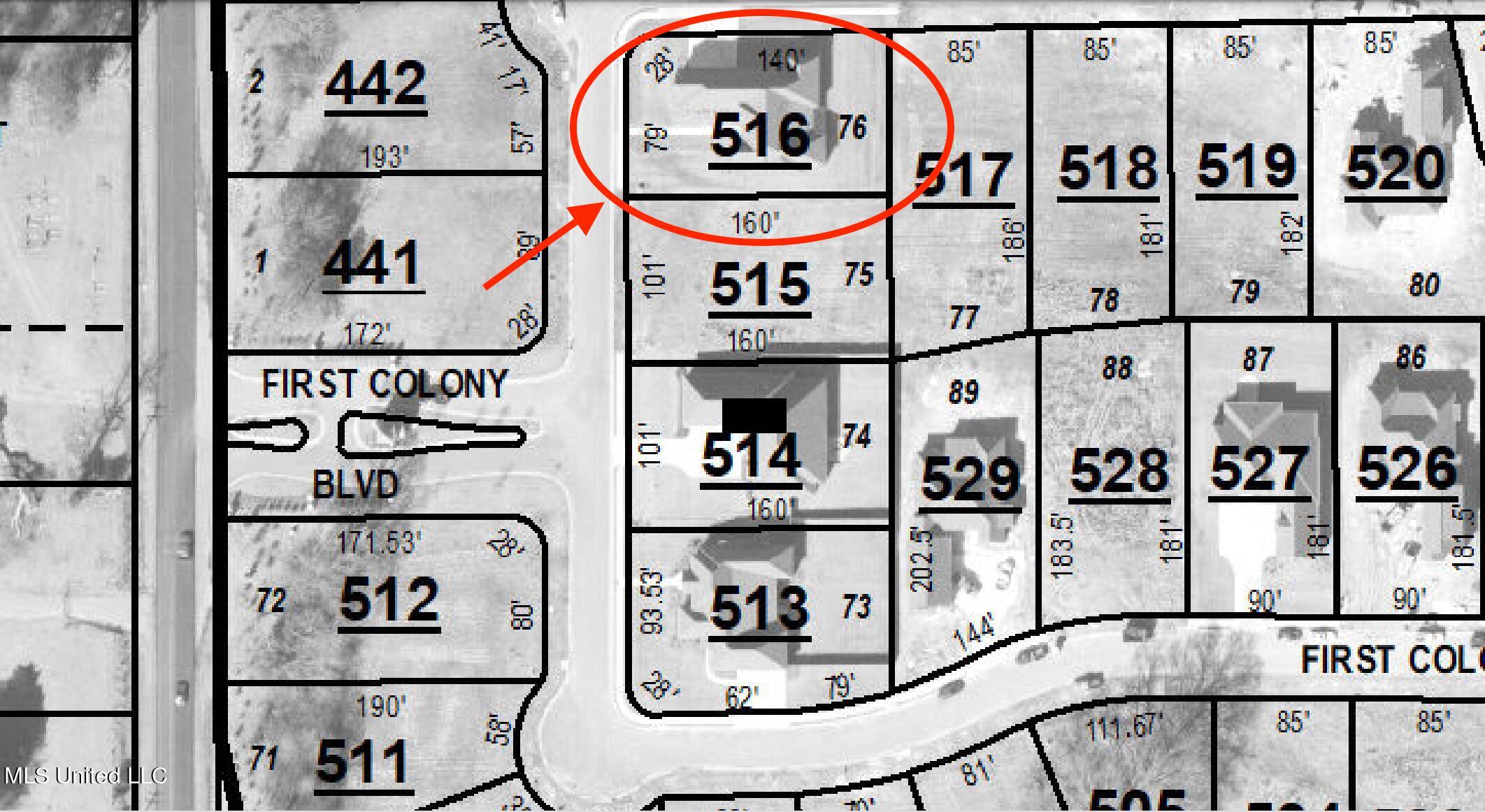 203 First Colony Boulevard Madison, MS 39110 - Photo 100 of 100 First Colony S:D Plat Map