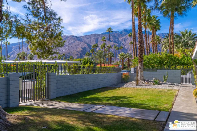 a front view of a house with patio