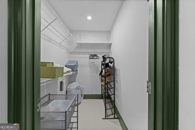 a view of entryway with furniture and livingroom view