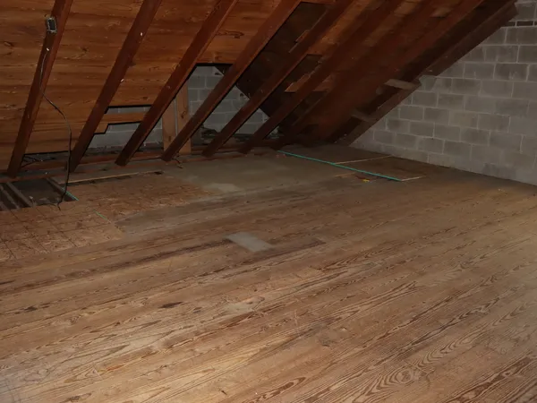 a view of an empty room