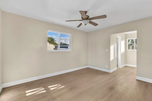 wooden floor in an empty room