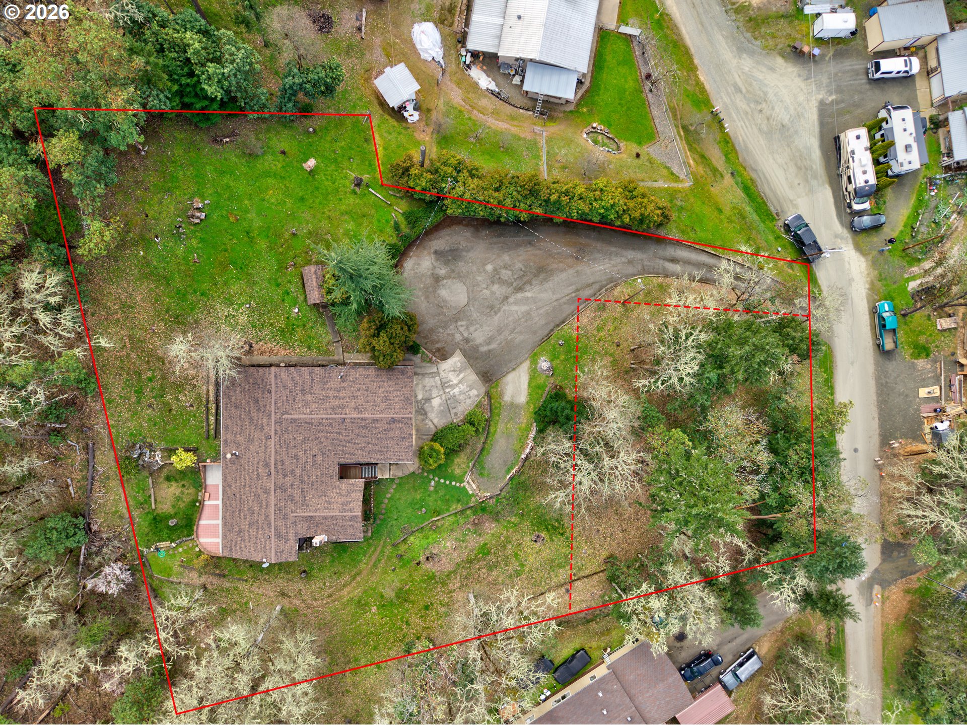 755 Plin Street Myrtle Creek, OR 97457 - Photo 5 of 22 Approximate Property Lines