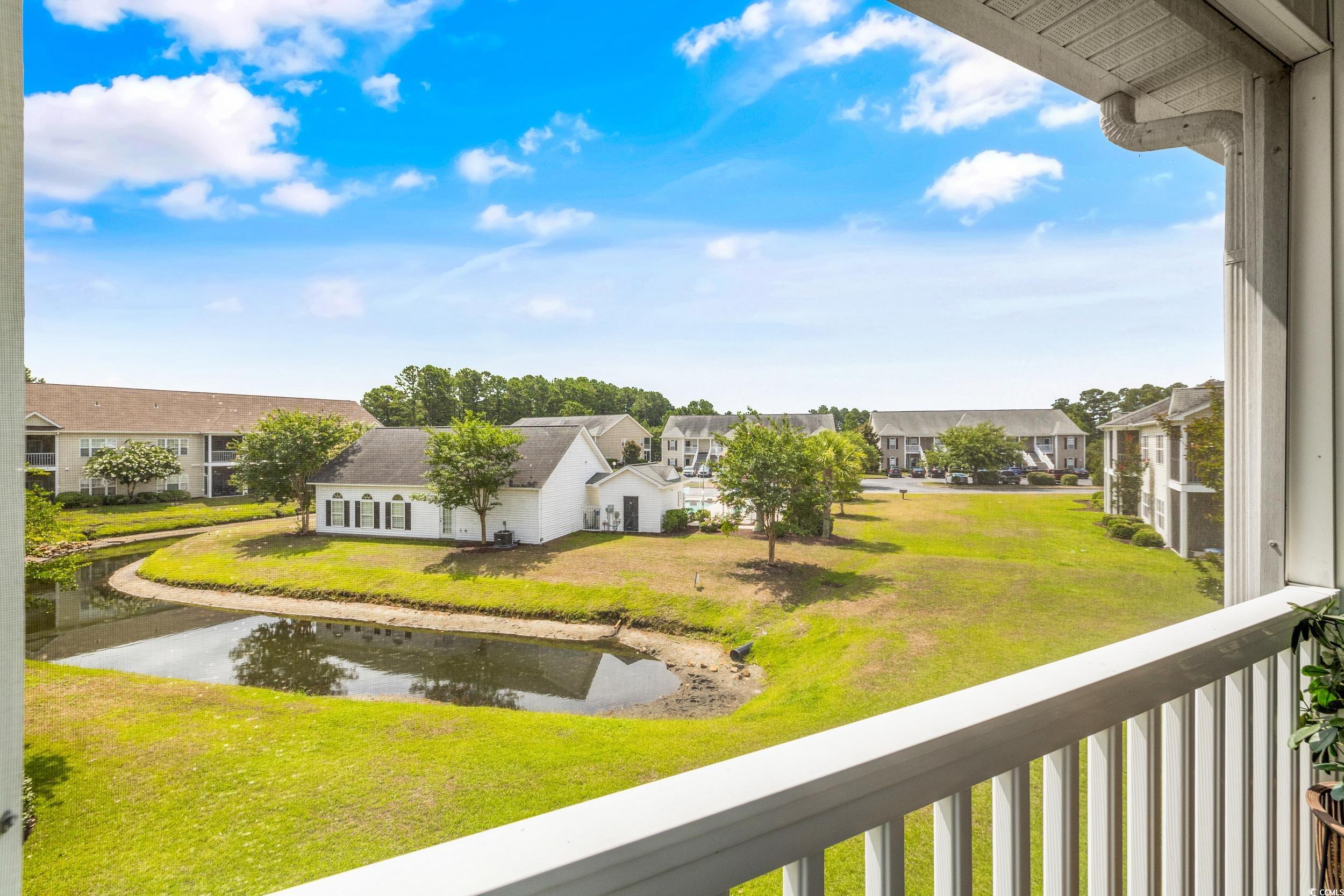 213 Wando River Road, Unit E Myrtle Beach, SC 29579 - Photo 21 of 28 Balcony with ceiling fan