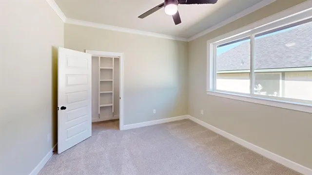 a view of closet area