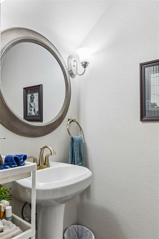 5500 Conch Train Road McKinney, TX 75070 - Photo 12 of 34 a bathroom with a toilet a sink and mirror