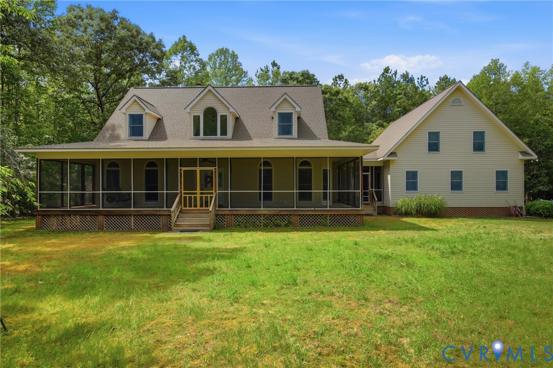 13265 Coulbourn Road Saluda, VA 23149 - Photo 45 of 62 Residential property featuring a screened porch th