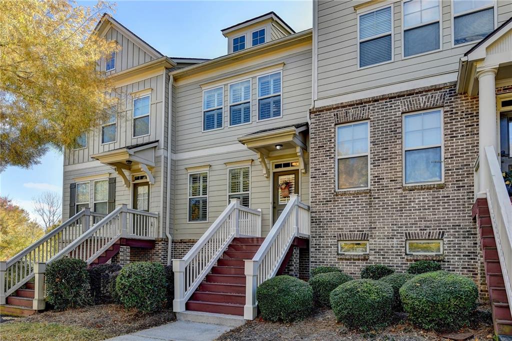a front view of a multi story residential apartment building