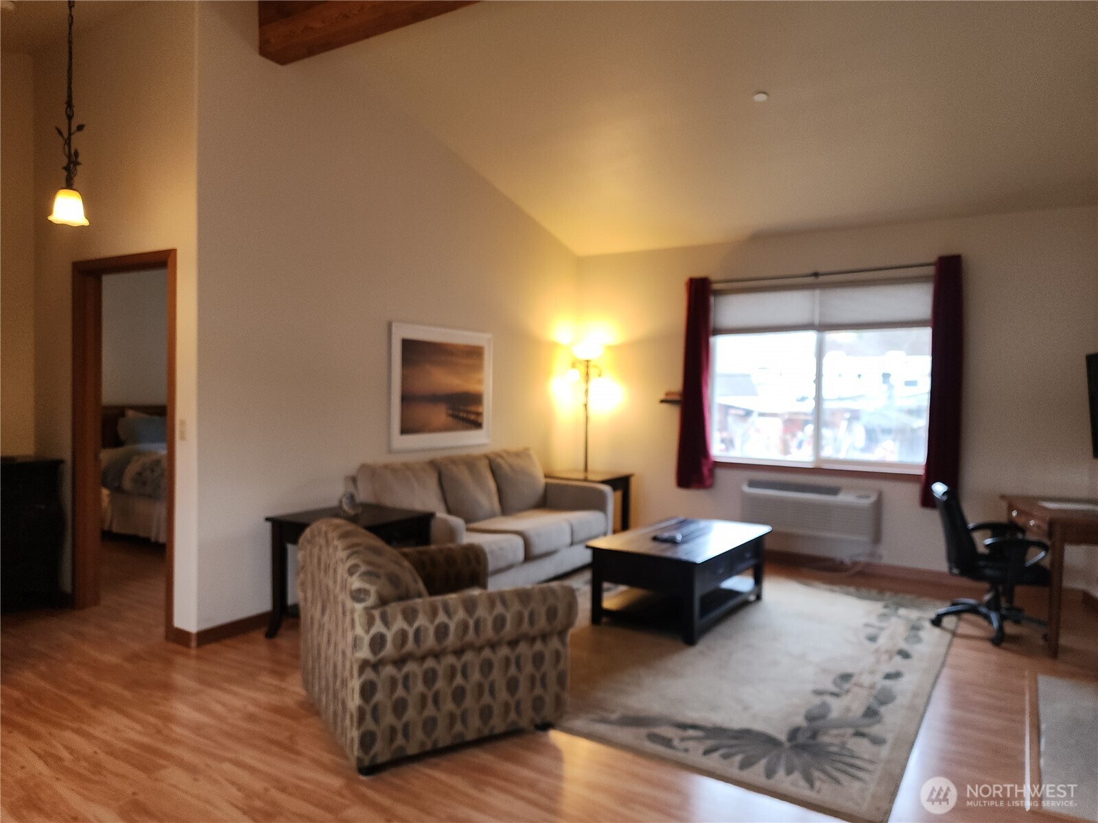 18350 Highway 3 Allyn, WA 98524 - Photo 10 of 18 a living room with furniture and a large window