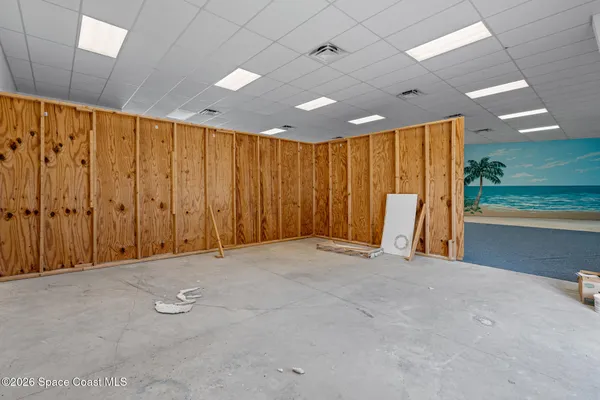 a view of an empty room