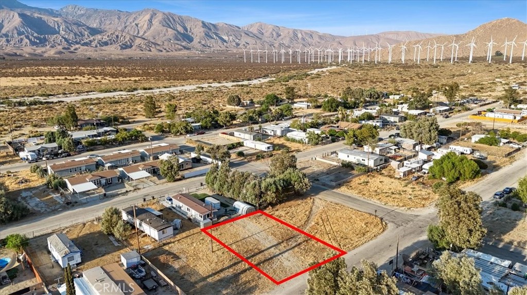 0 Lois Cabazon, CA 92230 - Photo 2 of 9 an aerial view of residential building with parking space