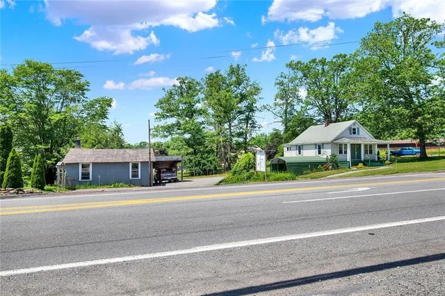 a car parked on the side of the road