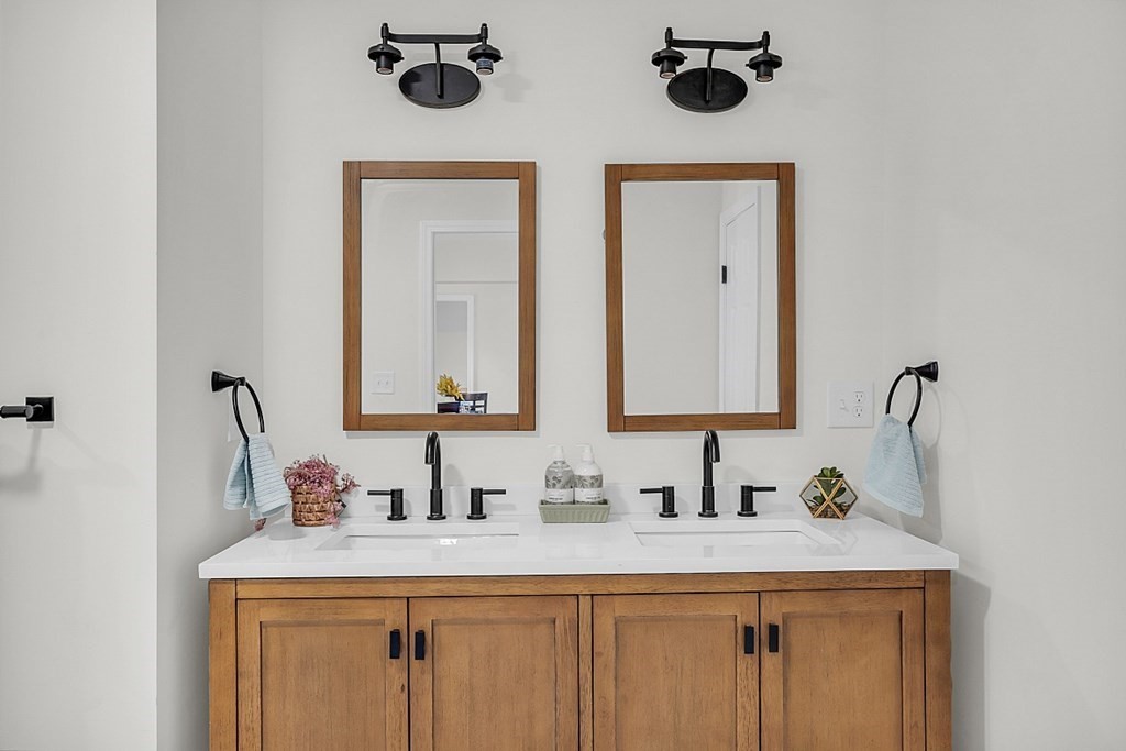 102 Turnpike Road Ashby, MA 01431 - Photo 11 of 40 a bathroom with a sink and a mirror