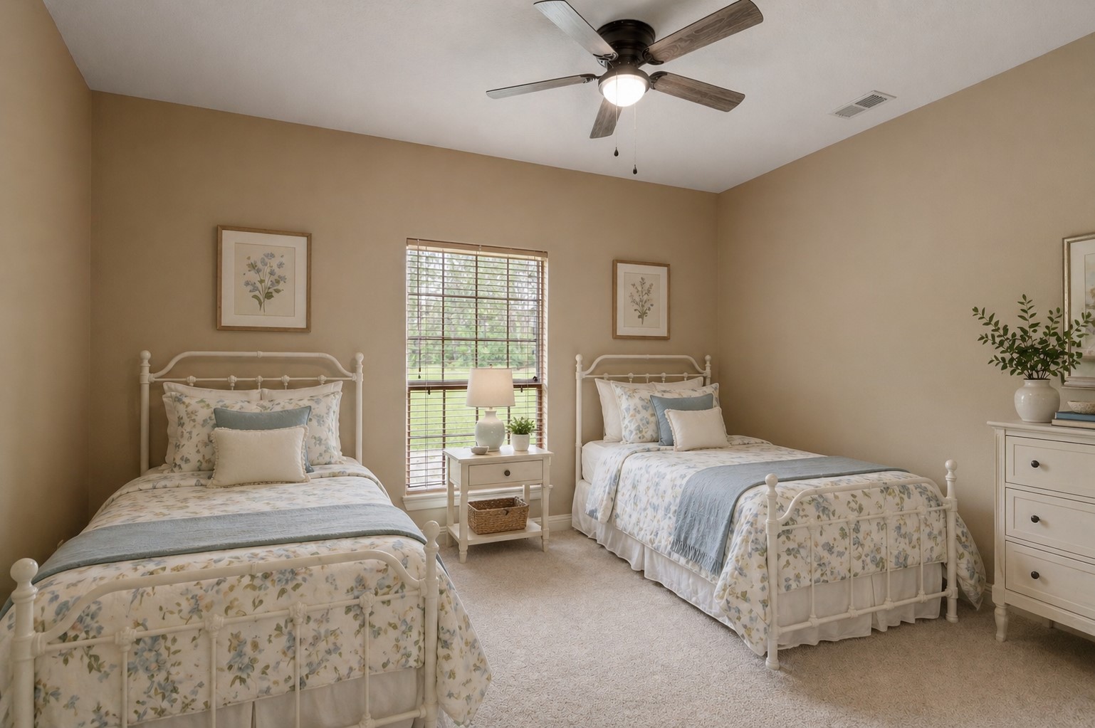 3134 Nursery Road Livingston, TX 77351 - Photo 28 of 50 Down the hall way back to the other side of the home is the next secondary bedroom. It has been virtually designed to show layout potential.