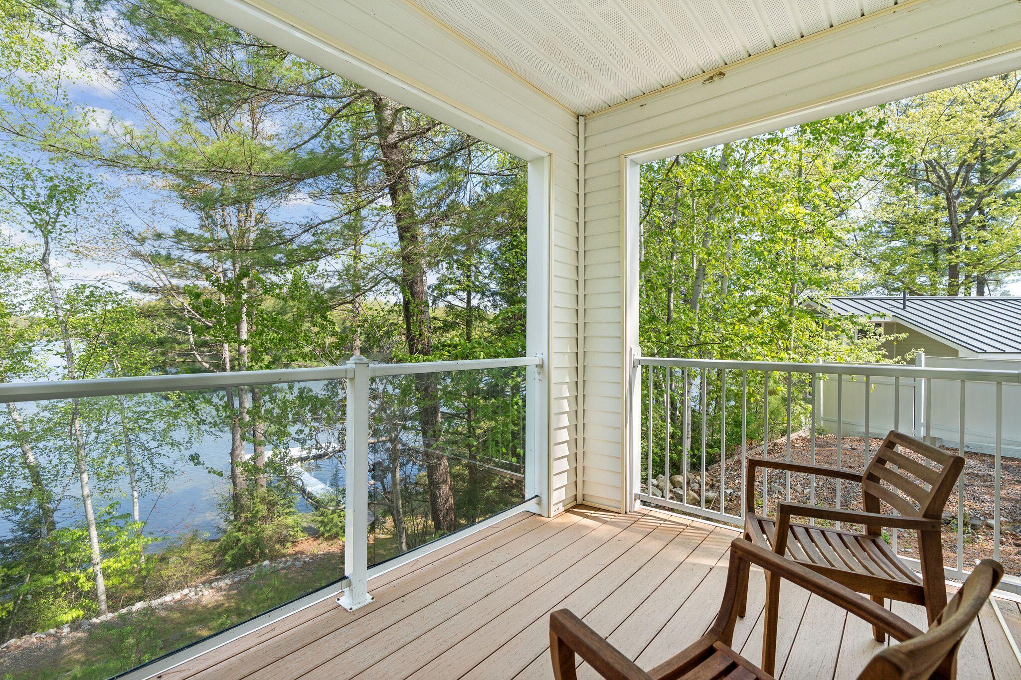 176 Stuart Shores Road Standish, ME 04084 - Photo 27 of 54 First Floor Exterior Deck