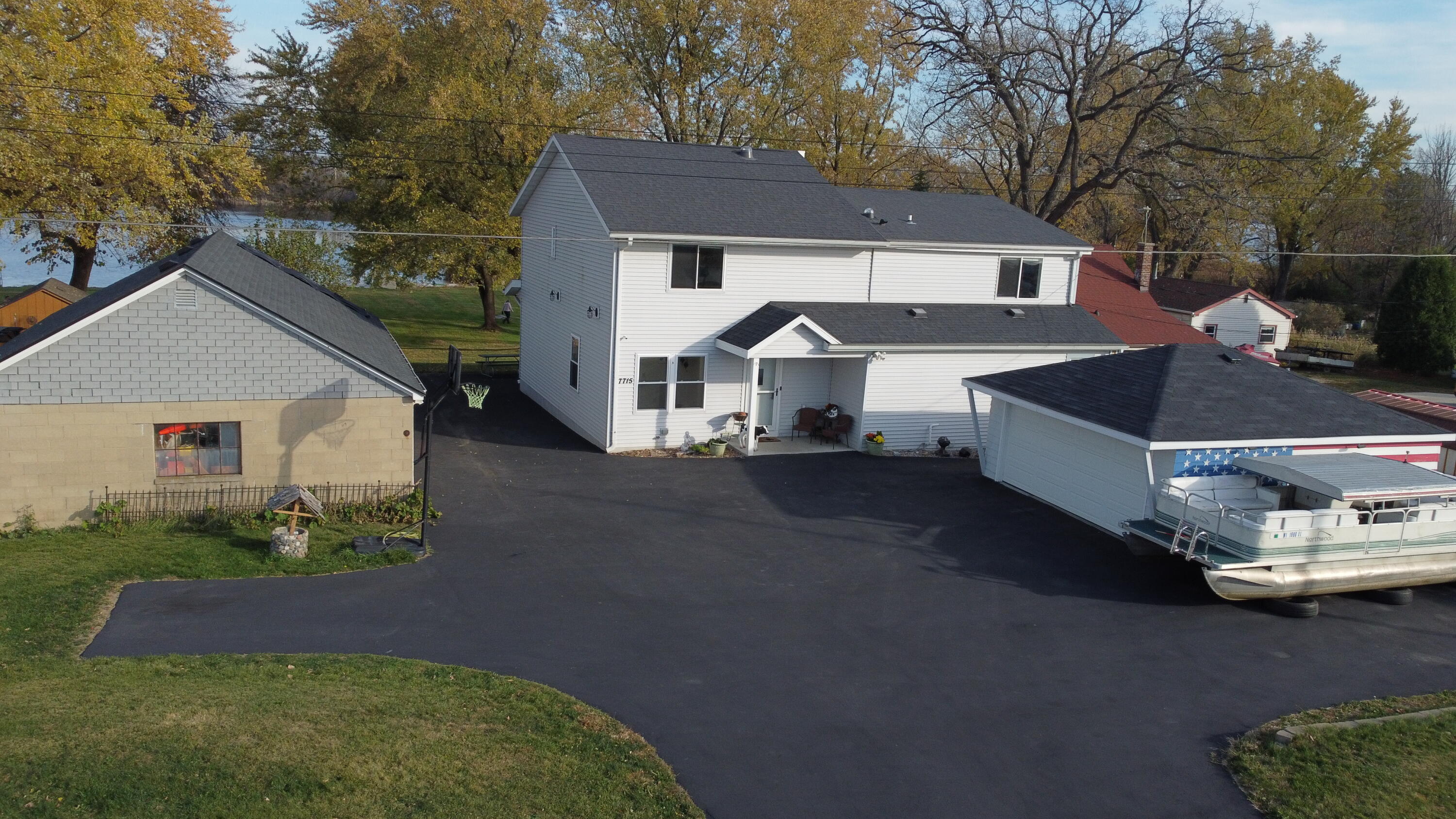 7715 West Wind Lake Road Norway, WI 53185 - Photo 29 of 63 aerial st view
