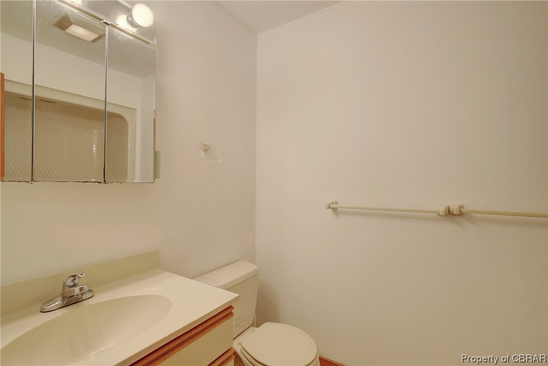 195 Mill Lane Road Cardinal, VA 23025 - Photo 35 of 48 a bathroom with a sink and a toilet