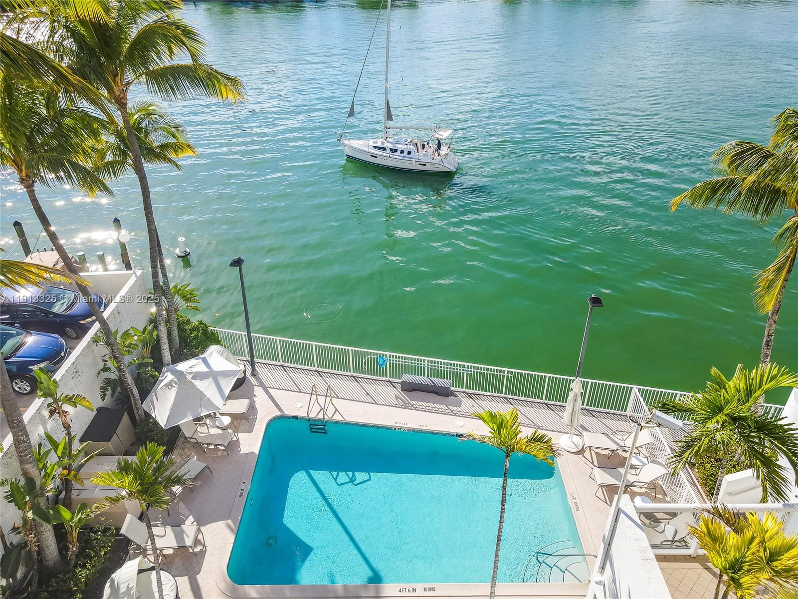 5880 Collins Avenue, Unit PH3 Miami Beach, FL 33140 - Photo 9 of 34 a view of swimming pool with a patio