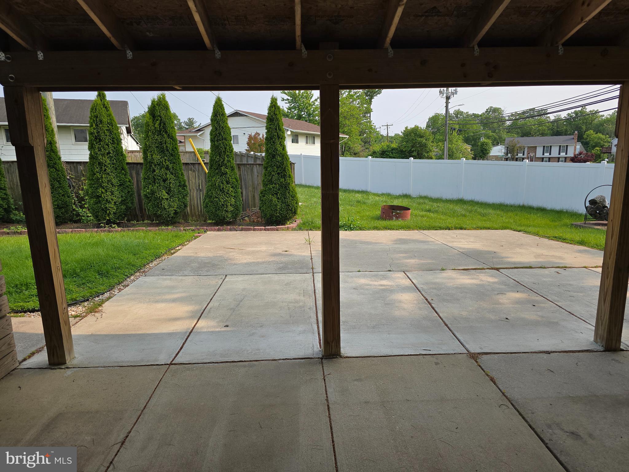 8343 Scotts Level Road Pikesville, MD 21208 - Photo 7 of 33 a view of a backyard of the house