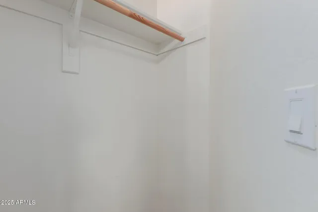 a view of a rack on the wall