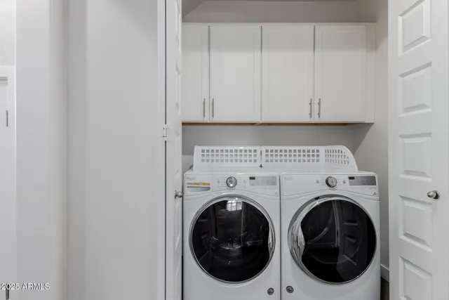 a view of a balcony from door