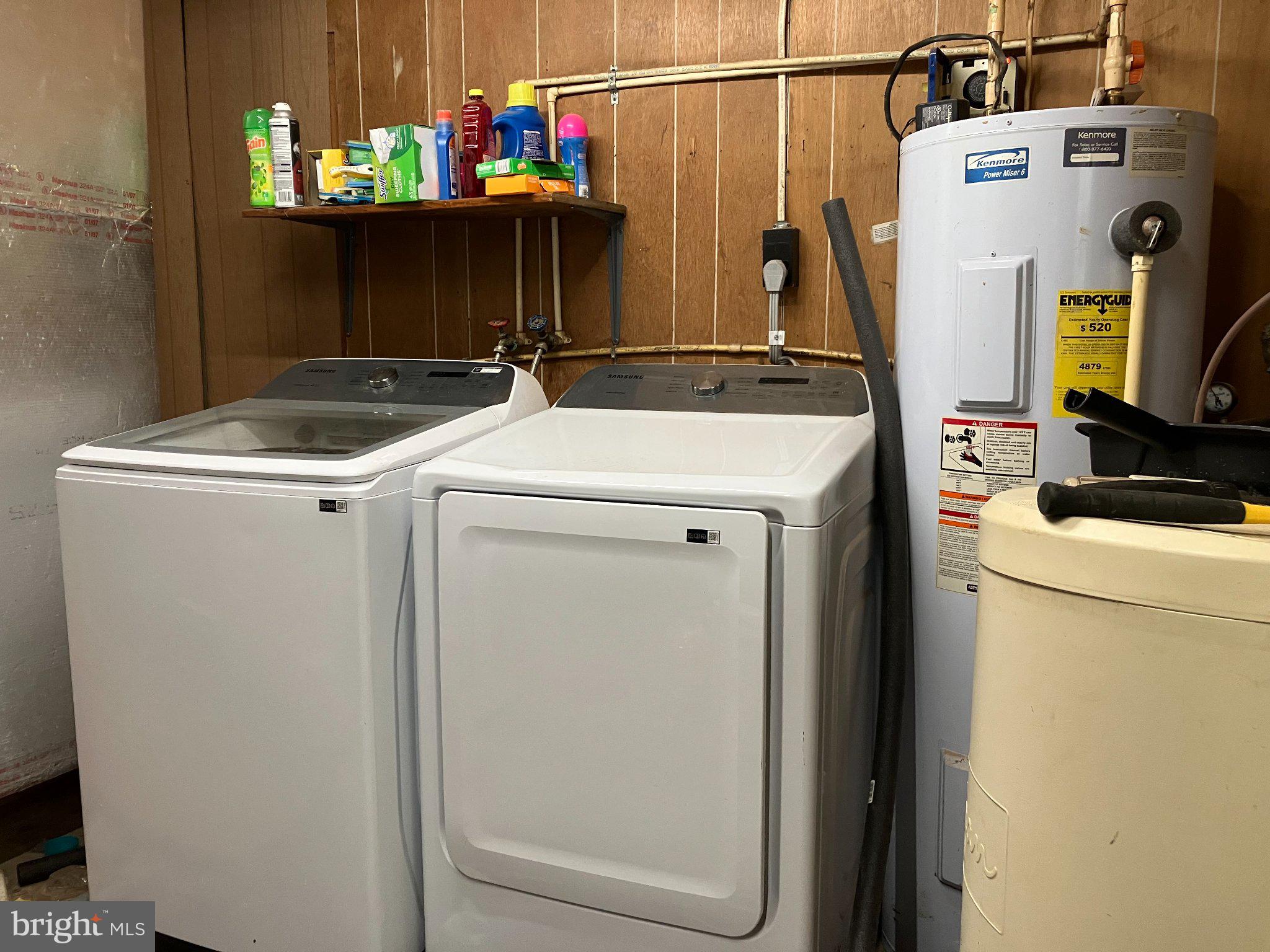 4818 Piney Neck Road Rock Hall, MD 21661 - Photo 11 of 24 a utility room with dryer and washer